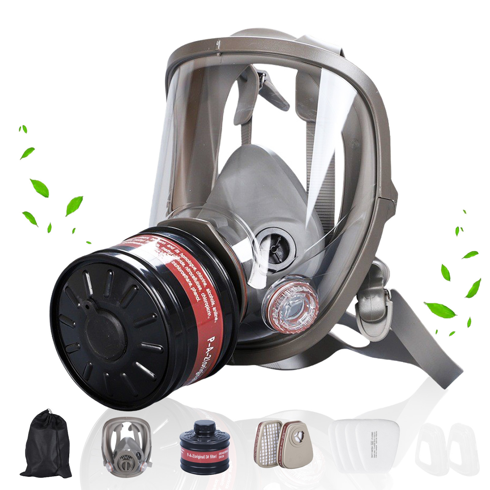 Dust Mask Construction - Máscaras de gas de cara completa