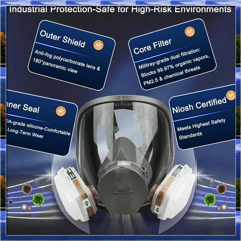 Máscara respiradora de cara co - Dust Mask Construction reseña y precio