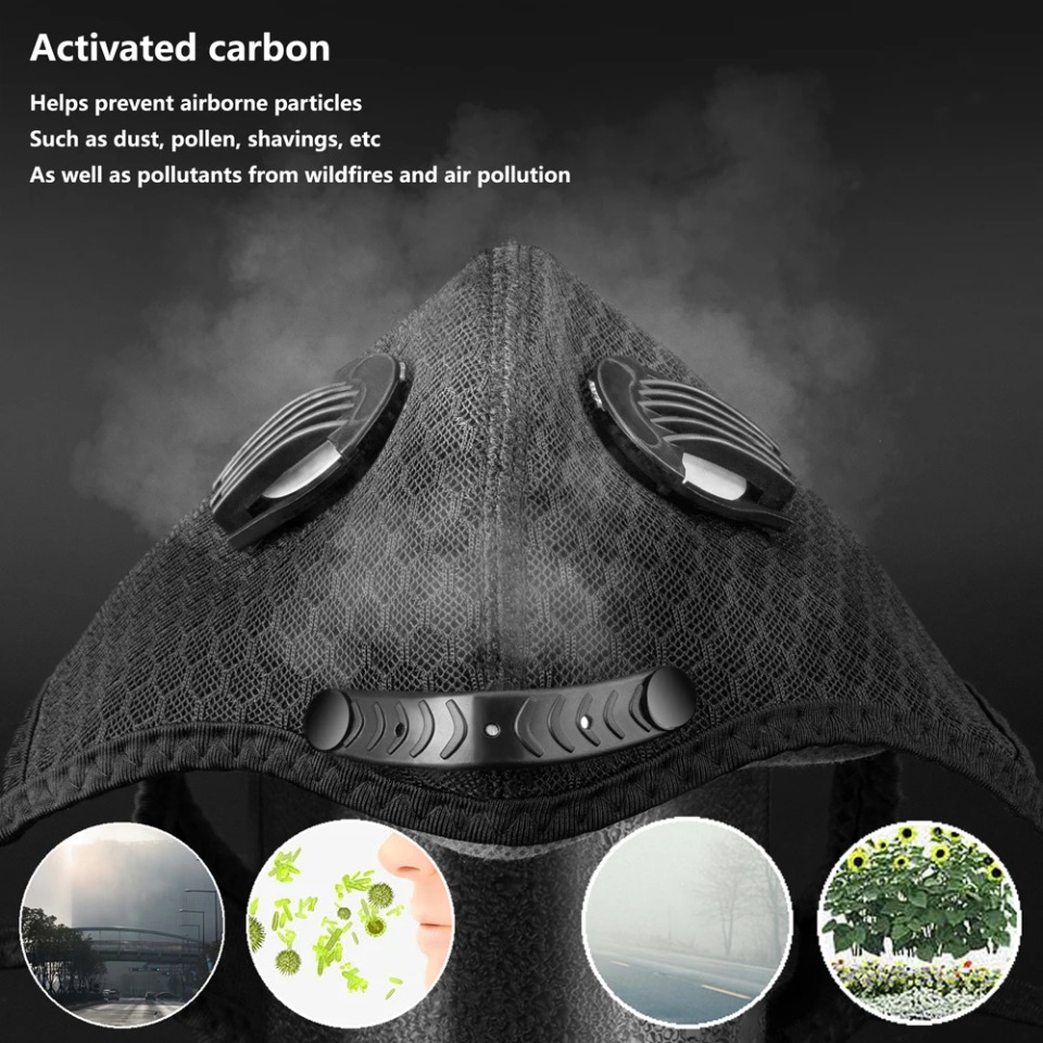 1 Uds. Máscara de ciclismo con - Dust Mask Construction reseña y precio
