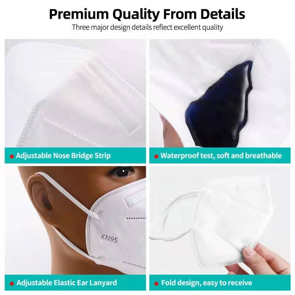 10-100 Uds. Mascarillas FFP2 p - Disposable Surgical Mask reseña y precio