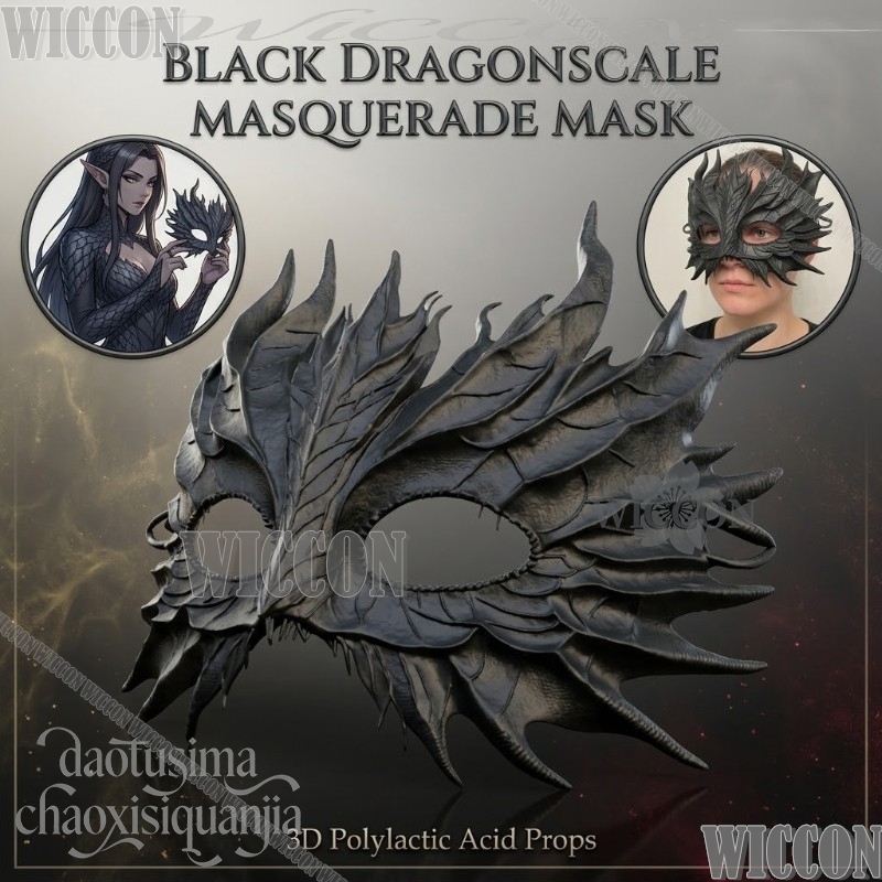 Máscara de Dragón Negro para D - Black Face Mask Pack reseña y precio